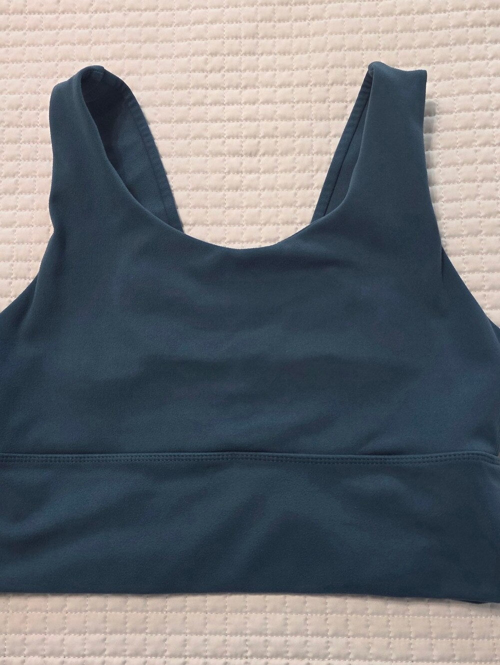 Activ8 Women’s Seamless Scoop Neck Sports Bra - Teal Blue